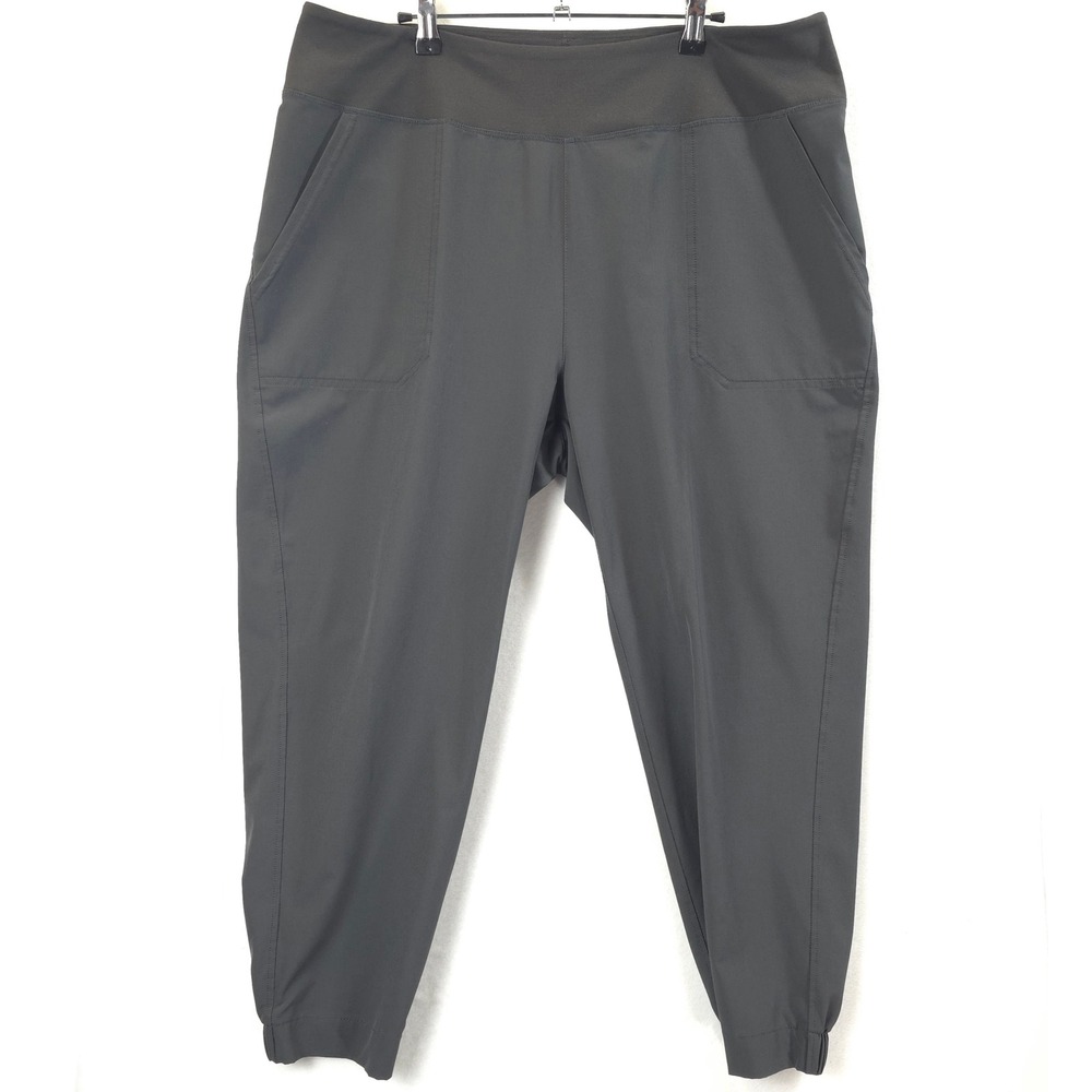 Patagonia Happy Hike Studio Joggers Gray Women XL Gorpcore Outdoor Pants